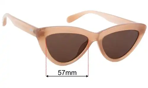 Local Supply AMS Lentes de Repuesto 57mm wide 
