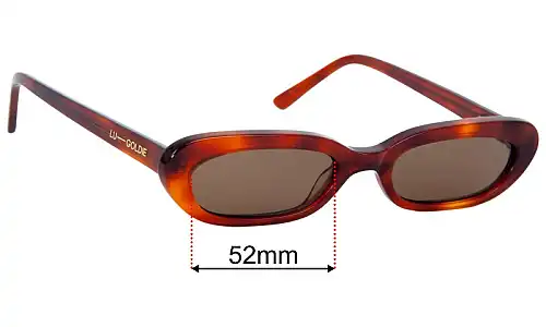 Lu Goldie Lola Replacement Lenses 52mm wide 