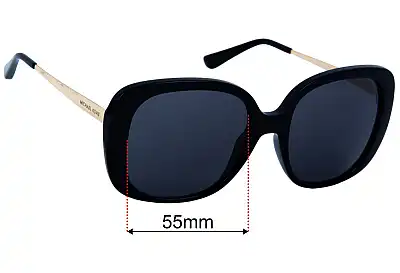 Michael Kors MK2172 Costa Brava Replacement Lenses 55mm wide 
