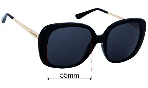 Michael Kors MK2172 Costa Brava Verres de Remplacement 55mm wide 
