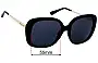 Sunglass Fix Verres de Remplacement pour Michael Kors MK2172 Costa Brava - 55mm Wide 