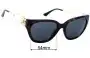 Sunglass Fix Replacement Lenses for Michael Kors MK2154 Lake Como - 54mm Wide 