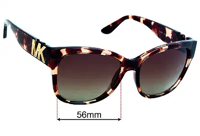Michael Kors MK2142 Lucky Bay Replacement Lenses 56mm wide 