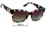 Sunglass Fix Verres de Remplacement pour Michael Kors MK2142 Lucky Bay - 56mm Wide 