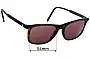 Montblanc MB 593S Replacement Lenses 54mm wide 