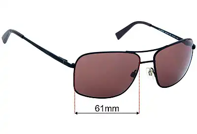 Nautica N5115S Replacement Lenses 61mm wide 