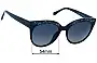 Nina Ricci SNR160S Sunglass Replacement Lenses - 54mm 