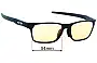 Sunglass Fix Replacement Lenses for Oakley Hex Jector A OX8174F - 54mm Wide 