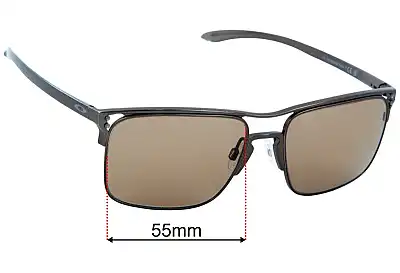 Oakley Holbrook Holbrook TI OX5068 Replacement Lenses 55mm wide 
