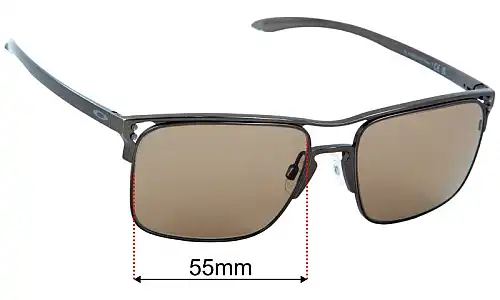 Oakley Holbrook TI OX5068 Replacement Lenses 55mm wide 
