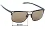 Oakley Holbrook TI OX5068 Replacement Lenses 55mm wide 