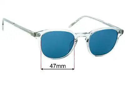Oliver Peoples OV5219 Fairmont Ersatzgläser 47mm wide 