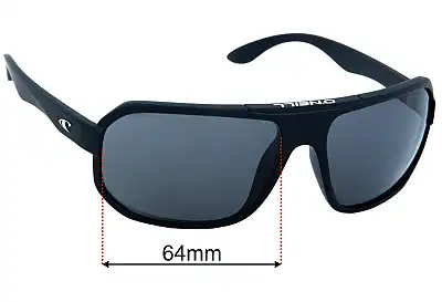 O'Neill ONS 9028 2.0 Replacement Lenses 64mm wide 