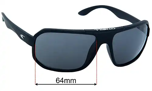 O'Neill ONS 9028 2.0 Replacement Lenses 64mm wide 