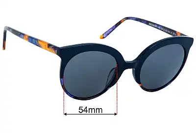 Oscar Wylee Sedgwick Replacement Sunglass Lenses - 54mm  
