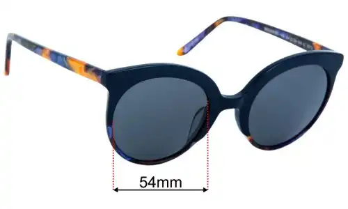 Oscar Wylee Sedgwick Replacement Sunglass Lenses - 54mm  