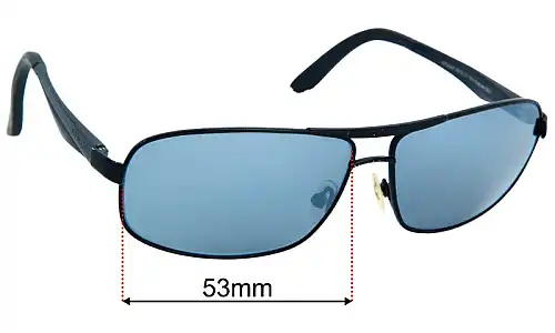 Prego 81122 Replacement Sunglass Lenses - 63mm 