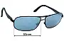 Prego 81122 Replacement Sunglass Lenses - 63mm 