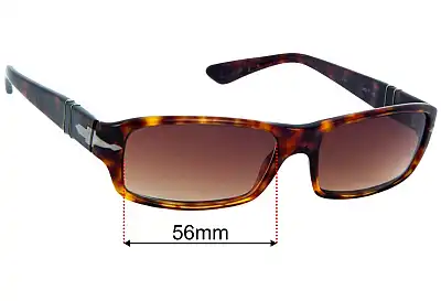 Persol 2786-S Replacement Lenses 56mm wide 