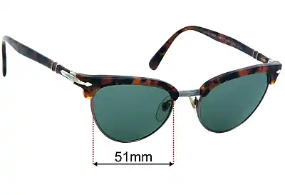 Persol 3198-S Ersatzgläser 51mm wide 