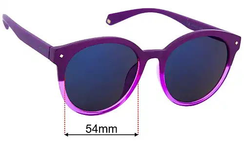 Polaroid PLD 6043/F/S Replacement Lenses 54mm wide 