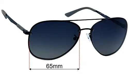 Police Court 3 Replacement Lenses 65mm wide 