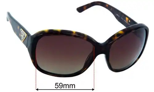 Prada SPR10M Verres de Remplacement 59mm wide 