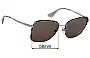 Sunglass Fix Replacement Lenses for Prada SPR52S - 58mm Wide 