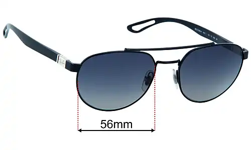 Ray-Ban RB3736CH Replacement Lenses 56mm wide 