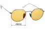 Ray-Ban RB8165V Jack Replacement Sunglass Lenses - 49mm 