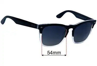 Ray-Ban RB4487-V-F Steve Replacement Lenses 54mm wide 
