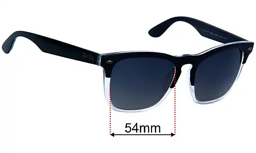 Ray-Ban RB4487-V-F Steve Replacement Lenses 54mm wide 