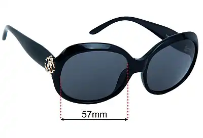 Roberto Cavalli Tulipano 529S Replacement Lenses 57mm wide 