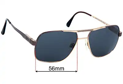 Safilo Elasta 3022/P Replacement Lenses 56mm wide 