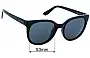 Sunglass Fix Replacement Lenses for Seafolly Curl Curl - 53mm Wide 