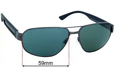 Specsavers Sun Rx 111 Replacement Lenses 59mm wide 
