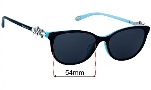 Tiffany & Co TF 2144-B-F Replacement Lenses 54mm wide 