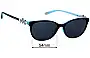 Sunglass Fix Replacement Lenses for Tiffany & Co TF 2144-B-F - 54mm Wide 