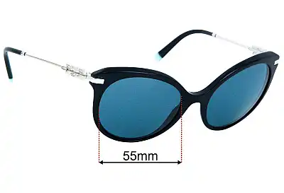 Tiffany & Co TF 4189-B Replacement Lenses 55mm wide 