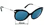 Sunglass Fix Replacement Lenses for Tiffany & Co TF 4189-B - 55mm Wide 
