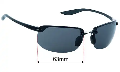 Tommy Bahama Gulf Breeze Replacement Lenses 63mm wide 