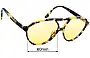 Sunglass Fix Replacement Lenses for Valentino V728S - 60mm Wide 