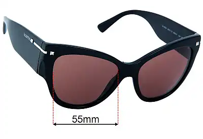 Valentino VA 4028 Replacement Lenses 55mm wide 