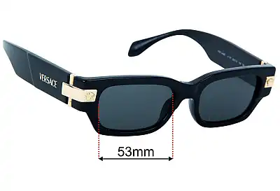 Versace MOD 4465 Replacement Sunglass Lenses 53mm 