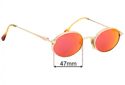 Vuarnet Pouilloux 019 Replacement Lenses 47mm wide 