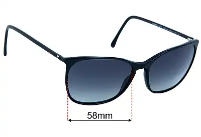Chanel 5277 Replacement Lenses 58mm wide 