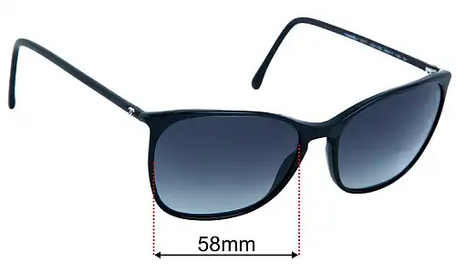 Chanel 5277 Replacement Lenses 58mm wide 