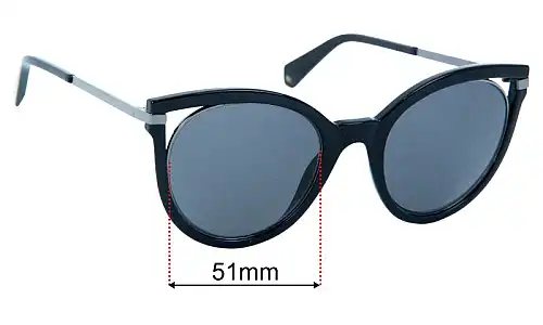 Polaroid PLD 4067/S Replacement Lenses 51mm wide 