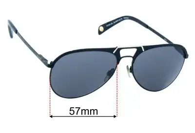 Balmain BL1507S Sun Rx Replacement Lenses 57mm wide 