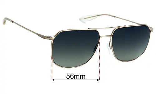 Sunglass Fix Replacement Lenses for Barton Perreira Javelin - 56mm Wide Barton Perreira Javelin Replacement Lenses 56mm wide